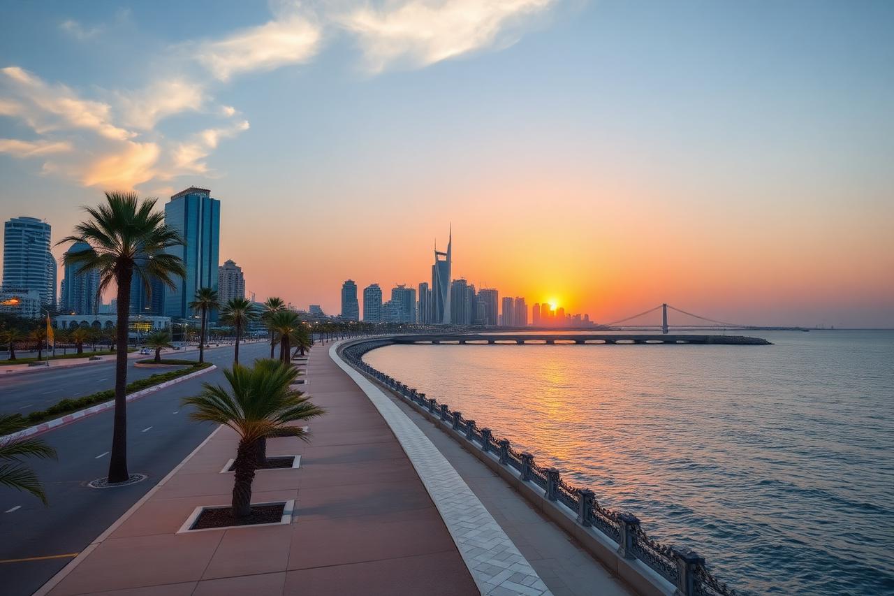 Renovated Gulf-View Apartment in Al Aqrabiyah